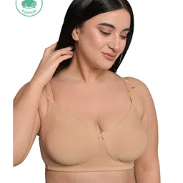 Inner Sense  Organic Cotton Solid Anti Odour Anti Microbial  Maternity Bra - Skin-picture-17