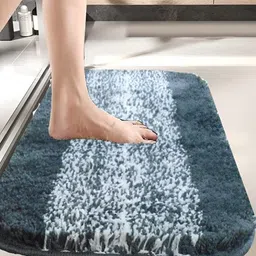 GBL COLLECTION Grey Cotton Water Resistant Floor Mat-image-49