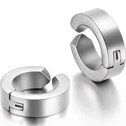 shobhram Unisex Silver Earrings-picture-13