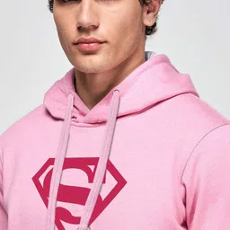 Organic Chics Men Printed Hooded Sweatshirt image 4