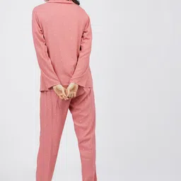 Tokyo Talkies Women Rose & White Printed Night suit image 4