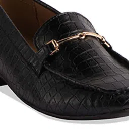 Eridani Women's Jessy Black Loafers image 4