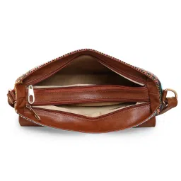 Sabhyata Multicolor Printed Medium Cross Body Bag image 4