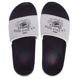 U.S. Polo Assn. Men's TOPLIN 4.0 Off White Slides image 4