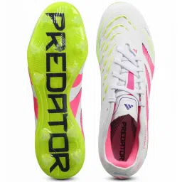 Adidas Unisex's PREDATOR PRO FG White Football Shoes image 4