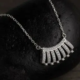 Clara Ayla 92.5 Sterling Silver Pendant with Chain-picture-22