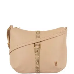 Baggit Beige Solid Medium Sling Handbag-picture-19