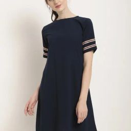 Rare Navy A-Line Dress-picture-34
