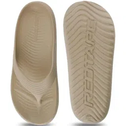 Red Tape Men's Beige Flip Flops image 4