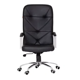 Da URBAN Sutton Black High Back Revolving Leatherette Ergonomic Home & Office Executive Chair-image-15