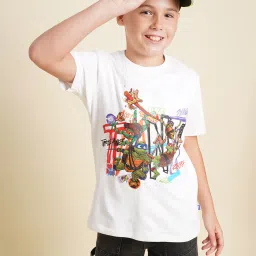 Jack & Jones Junior Boys Bright White T-shirts image 4