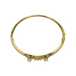 Sri Jagdamba Pearls Empress's Bloom White Pearl Charms Bracelets image 4