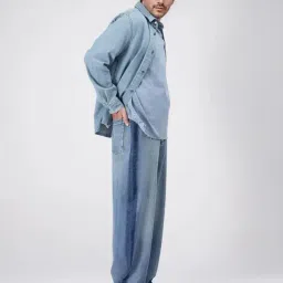 Rare Rabbit Blue Comfort Fit Solid Jeans image 5