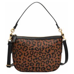 Fossil Jolie Brown Animal Effect Medium Cross Body Bag-picture-4
