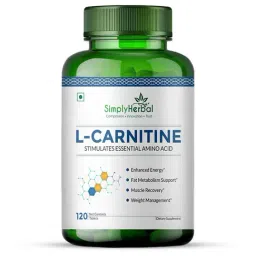 Simply Herbal L-Carnitine Tablet for Men & Women | Pre Workout Supplement - 500mg-picture-126