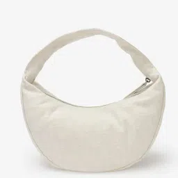 Calvin Klein Polyester Beige Logo Shoulder Bag image 2