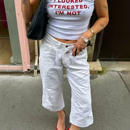 LULU & SKY Women Typography Printed 1 T-shirt image 2