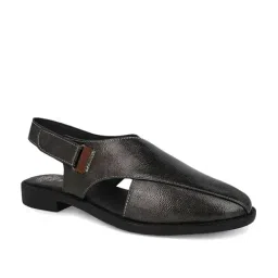 Alberto Torresi Men's Grey Back Strap Sandals image 2