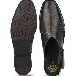 Alberto Torresi Men's Grey Back Strap Sandals image 4