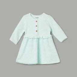 Juniors by Lifestyle Girls Blue Cotton Dress-picture-21