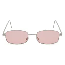 Joker & WItch Jisu Pink Standard Rectangular Unisex Sunglasses image 4