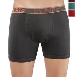 Sporto by Macho Pack Of 4 Men Outer Elasticated Short Trunk Sprto_M1030-CH1-M1-Prt1-R1-L-picture-10