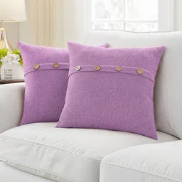 Khooti Mauve Set of 2 Square Cushion Covers-picture-10