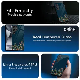 QRIOH Floral Printed Samsung Galaxy F15 5G Back Case Mobile Accessories image 5
