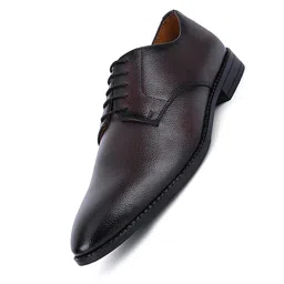 louis stitch Derby Formal Shoes for Men | Lace-Up Derbies | Perfect for Business, Casual Solid Brunette Brown Design | PDPLBB image 1