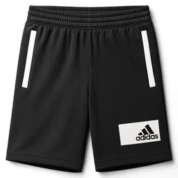 ADIDAS KIDS Knit Shorts With Logo Patch - Black-picture-19