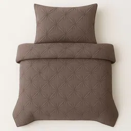 THE WHITE MOSS Grey & Grey Heavy Winter 400 GSM Comforter image 2