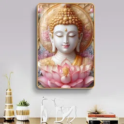 THE NEXT DECOR White Glass Religious Wall Paintings-picture-41