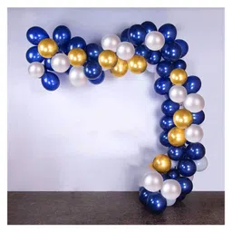 Funcart Half Birthday Elephant Balloon And Banner Decoration Multicolor - Pack Of 51 image 4