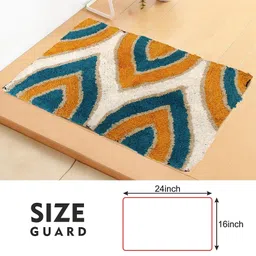 JARS Collections  Microfibre Anti Skid Floor Door mat - Multicolor image 4