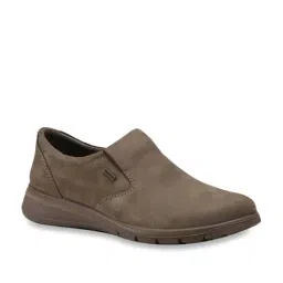 Woodland Men's Khaki Casual Slip-Ons-image-92