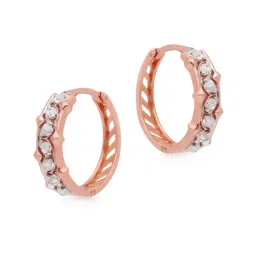 malabar gold and diamonds Malabar Gold & Diamonds BIS Hallmark (750) 18k Rose Gold Earring For Women-picture-32
