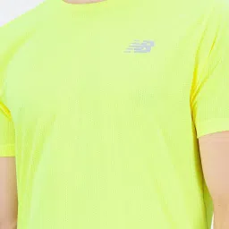 New Balance Lime Green Comfort Fit Sports T-Shirt image 4
