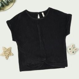Pantaloons Junior Girls Jet Black Top-picture-40