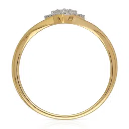 Malabar Gold and Diamonds 18k IGI Certified Diamond Yellow Gold Ring for Women image 4