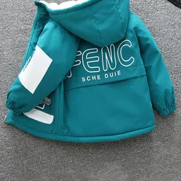 INCLUD Boys Typography Open Front Jacket image 2