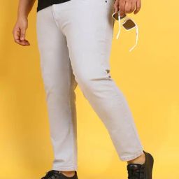 Instafab Plus Grey Regular fit Plus Size Jeans-picture-47