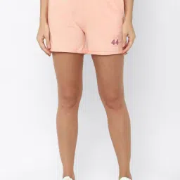 Solly by Allen Solly Peach Mid Rise Shorts-picture-36