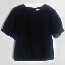 Cherry Crumble By Nitt Hyman Kids Black Regular Fit Top-picture-24