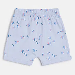 MINI KLUB Girls Pack of 3 Printed Regular Fit Regular Shorts image 3