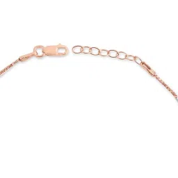 Zavya Dual Tone Elegance 925 Sterling Silver Anklet with Box Chain image 4