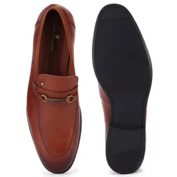 Louis Philippe Men's Brown Formal Loafers image 4