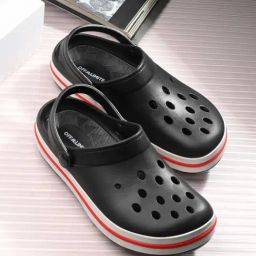 OFF LIMITS Men's Black, white & Red Clogs-picture-18