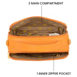 Baggit Orange Satchel image 4