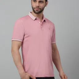 Cantabil Pink Regular Fit Polo T-Shirt image 4