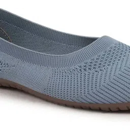 Fausto Women's Sky Blue Flat Ballets image 4
